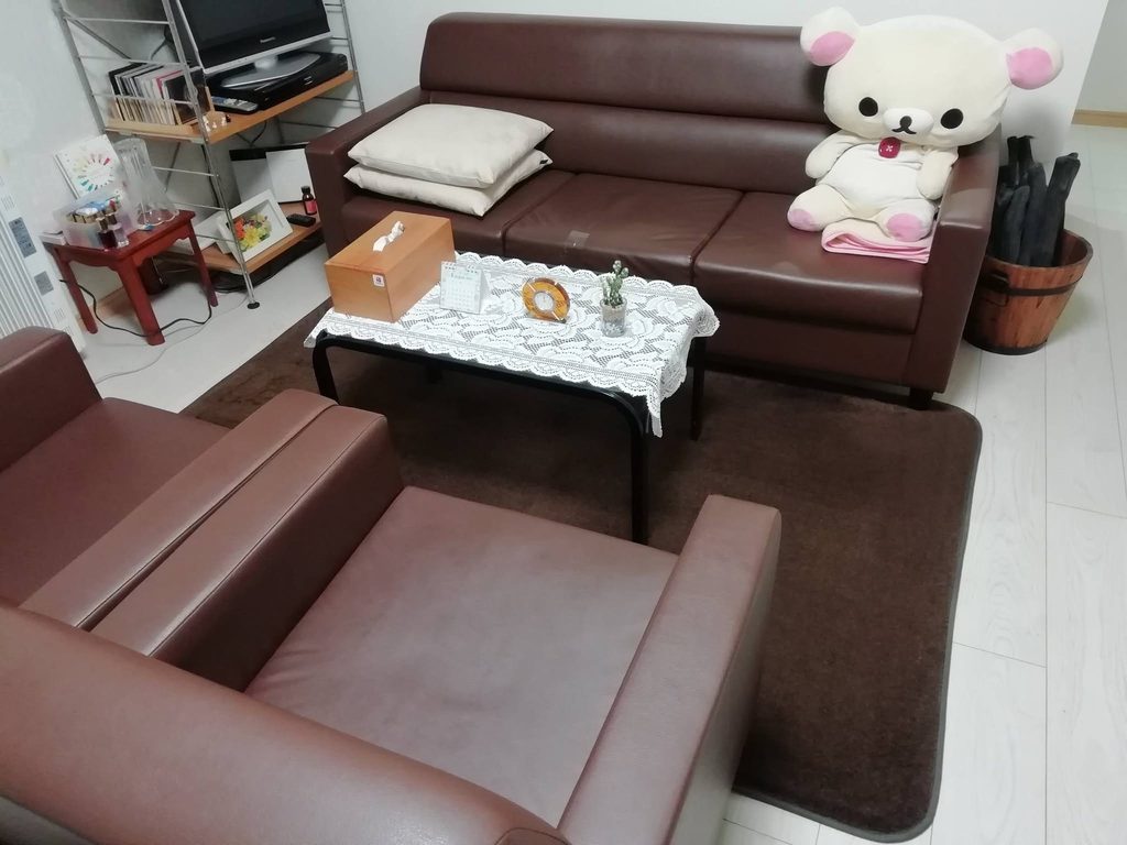 クライアント側から見たカウンセリングルーム